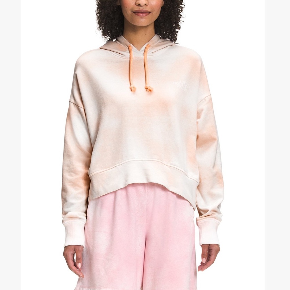 The North Face Apricot tie Dye Pullover Hoodie. Size XS. New with tags
